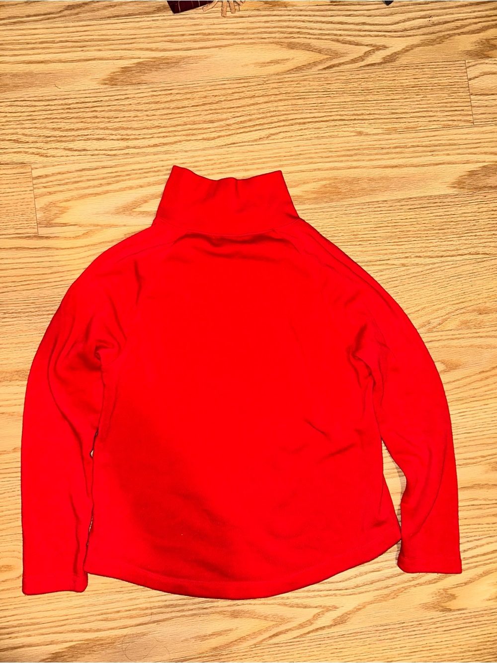 J Crew Tartan Red Rhinestone Embellished Button Funnel Neck Sweatshirt XS - Picture 7 of 13